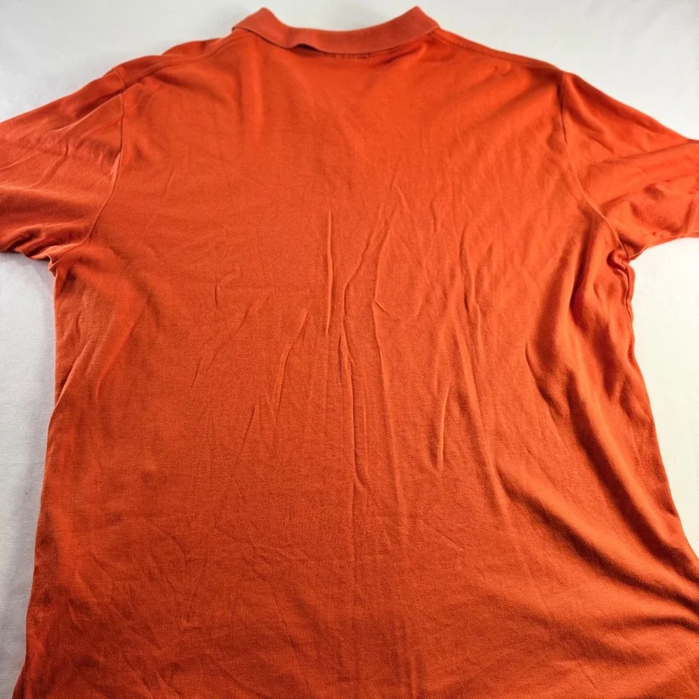 Polo Ralph Lauren Polo Shirt Mens XL Orange Cotton Short Sleeve Pony  Classic